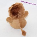 Doudou león FAMILIA - NOVOTEL marrón felpa publicidad 16 cm