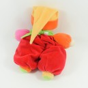 Fiore a strisce del Leprechaun Doudou COROLLA sciarpa rosa bambola cm 25