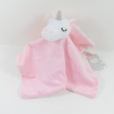 DOUDOU unicorno piatto PRIMARK rosa piselli bianchi Baby Comforter