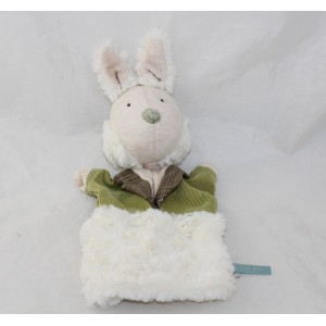 Doudou puppet rabbit MOULIN ROTY It was once 25 cm