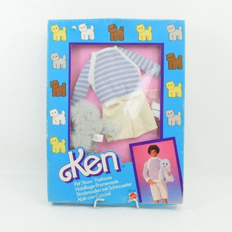 Bambola di abbigliamento Ken MATTEL animale domestico spettacolo moda spogliatoio passeggiata