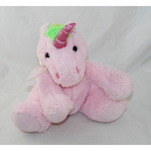 Plush unicorn MAX & SAX pink mane multicolored Carrefour