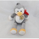 Plüsch Pinguin BABY NAT' Glocke grau weiß 24 cm