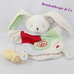 Doudou Puppe Kaninchen Doudou und Firma Schnecke 23 cm