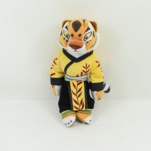 Peluche Kung Fu Panda 3 tigre GIPSY DREAMWORKS Maitre Tigresse 24 cm