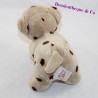 Leopard towel HISTORY OF OURS beige brown stains 18 cm
