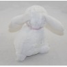 TEX BABY pelliccia bianca pelliccia rosa pois 15 cm medaglione