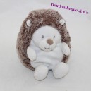 Doudou hedgehog TEX BABY brown white 15 cm