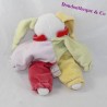 Doudou semi plat lapin doudou ET COMPAGNIE Lapinoder arlequin 23 cm