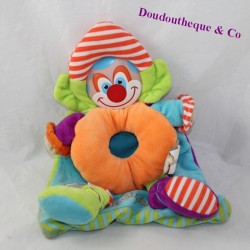 Doudou cape clown DOUDOU AND COMPAGNY Bouilles de doudou Super Clown DC2292 27 cm