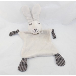 Doudou flat rabbit DPAM baby gray corners fabrics Of The Same