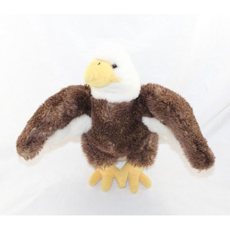 Plüsch Adler LASCAR braun Vogel weiß 35 cm Plüsch Adler LASCAR braun Vogel weiß 35 cm