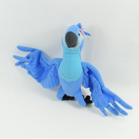 Peluche Perla animated film RIO blue female bird 25 cm