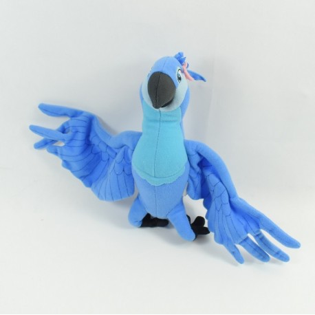 Peluche Perla film animation RIO oiseau femelle bleu 25 cm