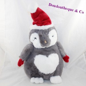 Plush penguin ETAM organizer pyjamas cuddly toy hot water bottle hat 38 cm