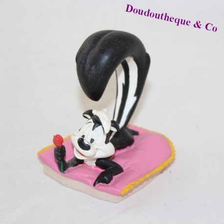 Figura Pepe il furetto WARNER BROS Les Looney Tunes statuetta in resina 8 cm