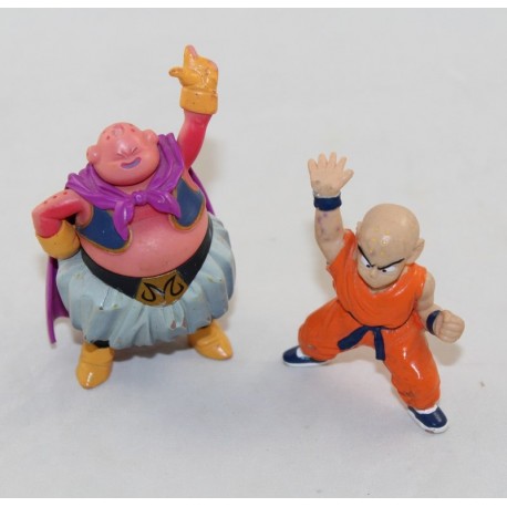 Lot of 2 figurines DRAGON BALL Z Krilin and Boo 8 cm