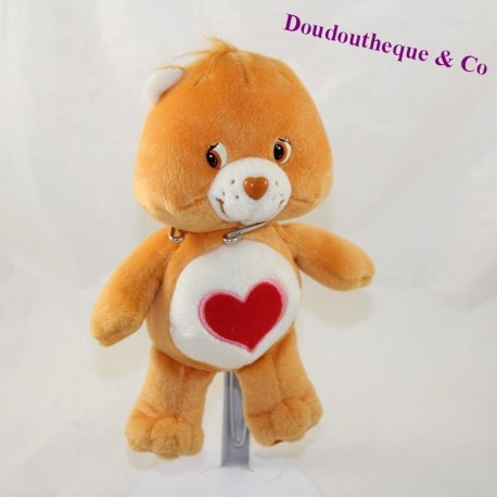Toubisou Bear Bear JEMINI Care Bears Bisounours orange heart 22 cm