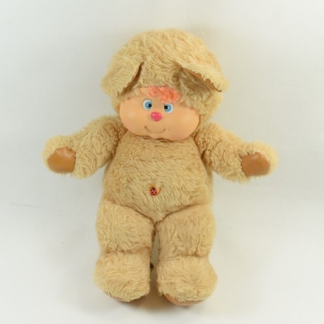 AJENA vintage beige and brown nombrilou bear 1985 33 cm