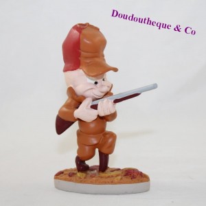 Figur Elmer Fudd WARNER BROS Die Looney Tunes Jäger Harz-Statuette 11 cm