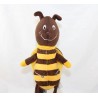 Doudou abeja THE PETITES amarillo marrón patas largas 37 cm