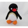Plush Penguin Pingu JEMINI red black bag 22 cm