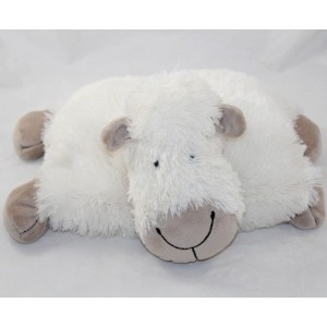 Peluche truffle mouton JELLYCAT blanc coussin pillow pets 38 cm