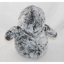 Peluche pingouin MONOPRIX chiné gris blanc Aurora World 28 cm