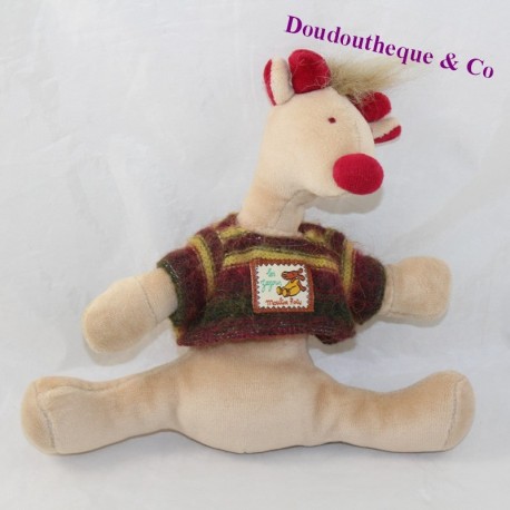 Giraffe Plüschtier MOULIN ROTY Les Zazous beige 20 cm Giraffe Plüschtier MOULIN ROTY Les Zazous beige 20 cm