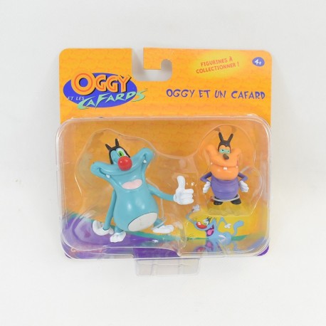 Figurines Oggy et un cafards LANSAY héros de dessin animé