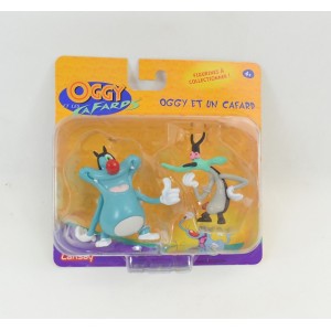 Figurines Oggy et un cafards LANSAY héros de dessin animé