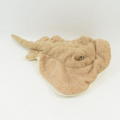 Plüschtier Fischrochen beige weiß 26 cm Plüschtier Fischrochen beige weiß 26 cm