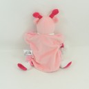 Doudou puppet giraffe DOUDOU AND COMPANY Lovely Pink strawberry 28 cm