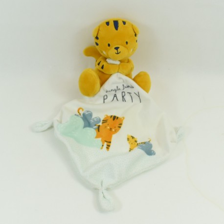 Doudou Tiger SIMBA TOYS My little Tiger BENELUX 13 cm blau Taschentuch Doudou Tiger SIMBA TOYS My little Tiger BENELUX 13 cm blau Taschentuch