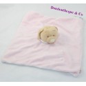 Doudou flat dog NOUKIE'S pink beige 28 cm