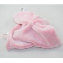 Doudou flat bear DOUDOU AND COMPAGNIE I love my pink softie 22 cm
