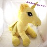 Large plush unicorn BARRADO yellow stars sitting 45 cm