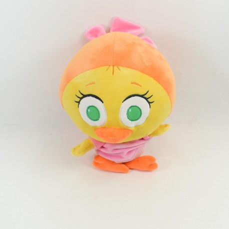 Peluche Canard Priscilla ami de CALIMERO orange 35 cm