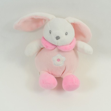 Doudou conejo P CMP' Conejito bufanda rosa 30 cm