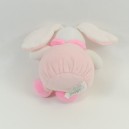 Doudou conejo P CMP' Conejito bufanda rosa 30 cm
