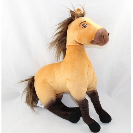 Peluche cheval NICOTOY Spirit cheval brun 30 cm