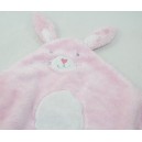 DouDou coniglio piatto TEX BABY pink ovale bianco diamante 38cm