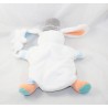Doudou puppet Charleston rabbit BABY 9 white star Baby9 20 cm