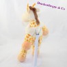Peluche girafe BABY NAT tee shirt beige 30 cm