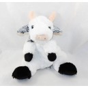 Doudou vaca CREACIONES DANI blanco y negro todo suave 24 cm