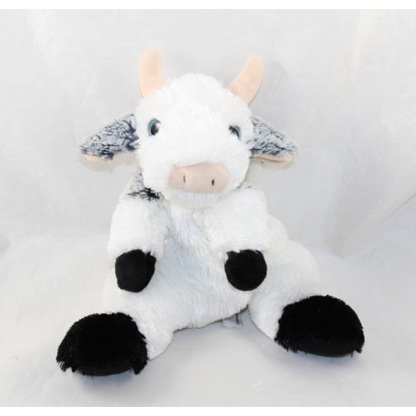 Doudou cow CREATIONS DANI black and white all soft 24 cm