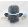 Penguin Actividad peluche MOTS D'ENFANTS bolas de bolas azul gris y blanco