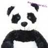 Grande peluche panda MAX & SAX blanc noir 70 cm