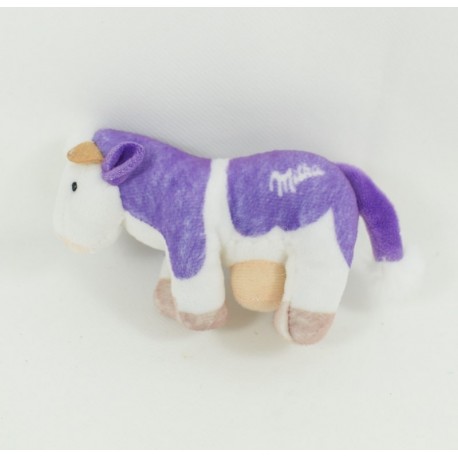 Plush cow MILKA purple white advertising Milka 14 cm