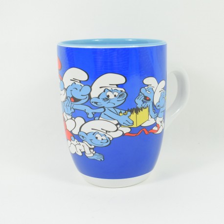 Die Schlümpfe JACQUOT Chocolatier Keramik-Becher Tasse 10 cm Die Schlümpfe JACQUOT Chocolatier Keramik-Becher Tasse 10 cm